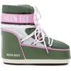MOON BOOT Icon Low Space Racing , Forest Green/Silver/Pink - Boots - 1 - thumbnail