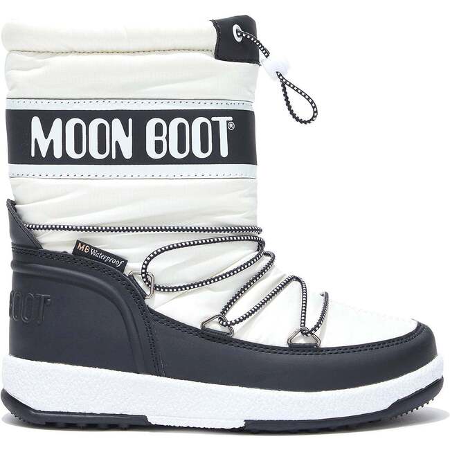 MOON BOOT Sport Junior White Ripstop Boots White
