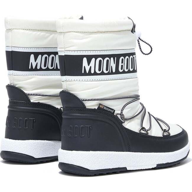 MOON BOOT Sport Junior White Ripstop Boots White