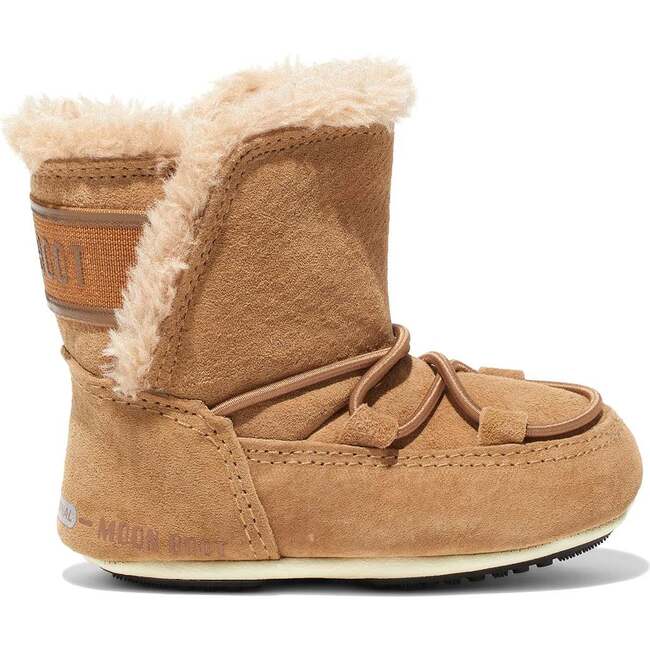 MOON BOOT Crib Tan Suede Boots Brown