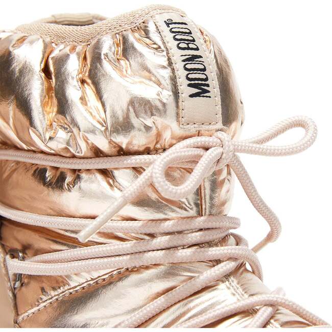 MOON BOOT Protecht Junior Low Rose Gold Nylon Boots Pink - Boots - 3