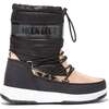 MOON BOOT Protecht Junior Black and Gold Nylon Boots Black - Boots - 1 - thumbnail
