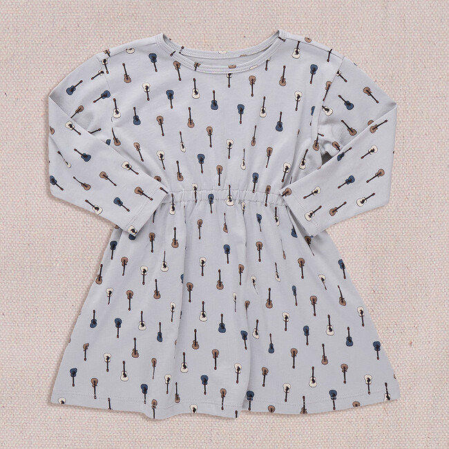 Playground Long Sleeve Dress, Tiny Vintage Guitars