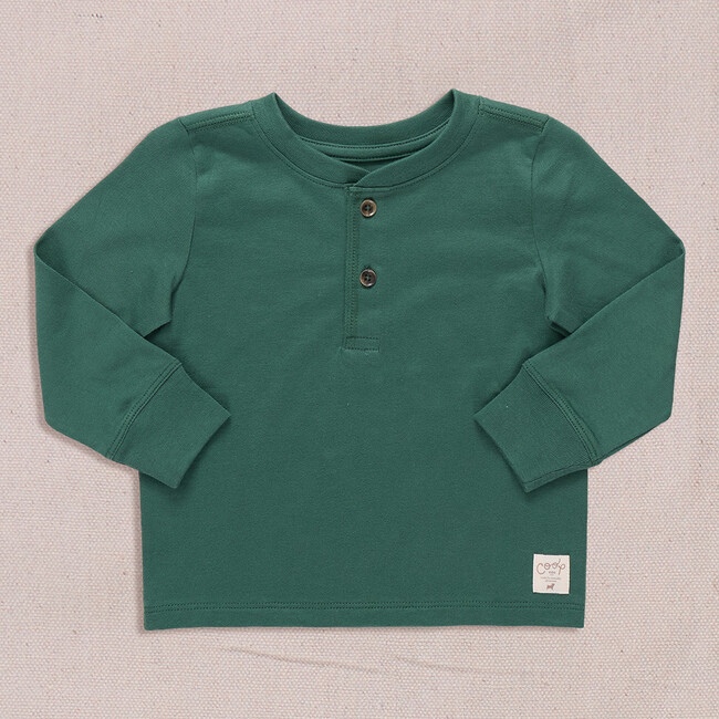Scout Long Sleeve Henley, Pine