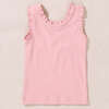 Joy Ruffle Rib Tank, Pink - Tank Tops - 4 - thumbnail