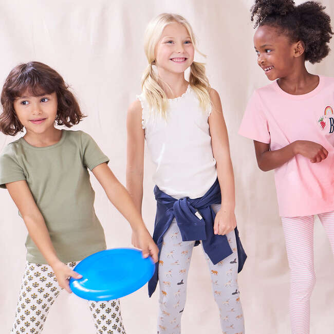 Joy Ruffle Rib Tank, Light Blue - Tank Tops - 3