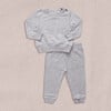 Baby Jax Jogger Set, Heather Grey - Pants - 1 - thumbnail
