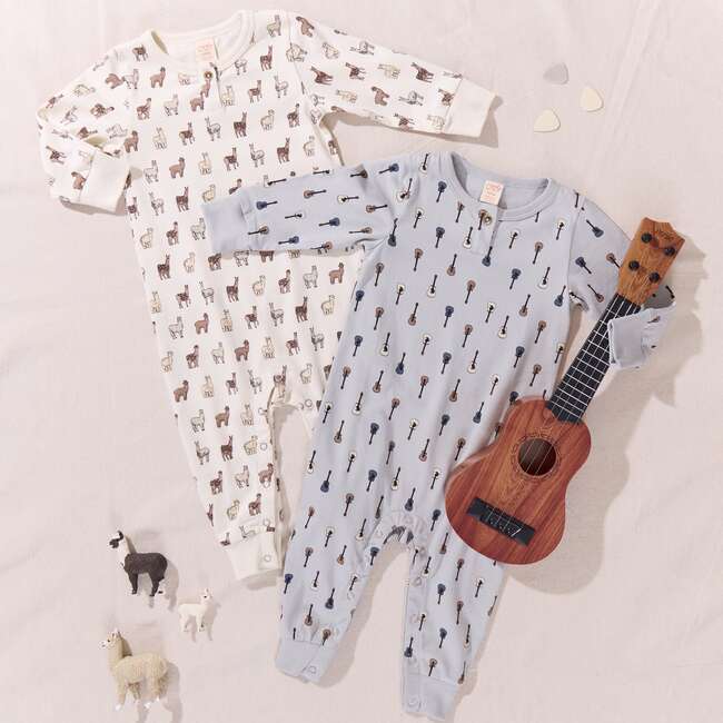 Baby Park Romper, Llamas and Alpacas