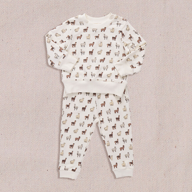 Baby Jax Jogger Set, Llamas and Alpacas