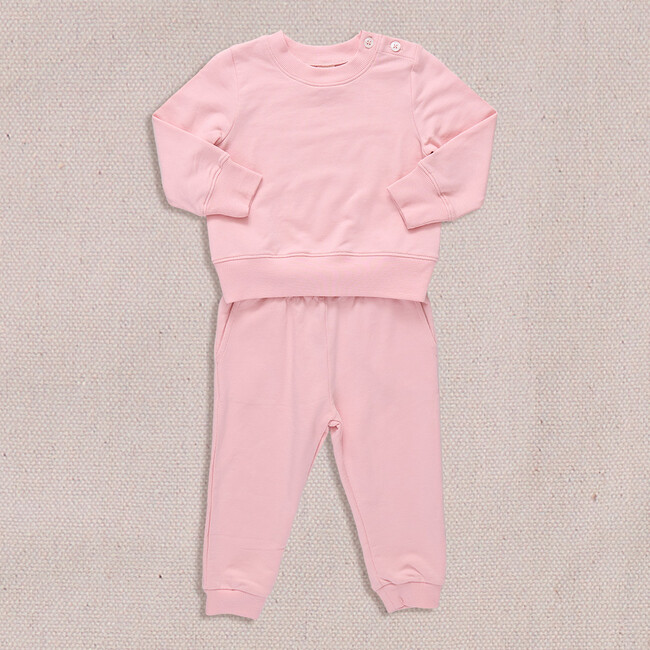 Baby Jax Jogger Set, Powder Pink