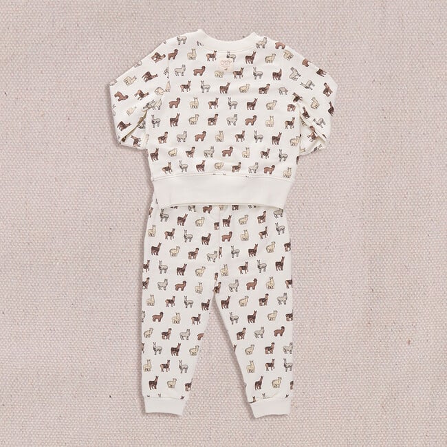 Baby Jax Jogger Set, Llamas and Alpacas - Pants - 5