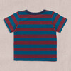 Adventure T-Shirt, Teal and Burgundy Stripe - T-Shirts - 3