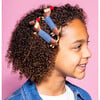 Lady Hairclip, Blue - Hair Accessories - 2 - thumbnail