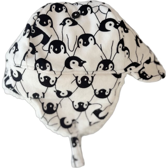 Winter Hat, Penguins with Velcro Straps - Winter Hats - 3