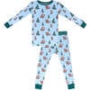 Toddler/Kids Bamboo Pajamas , Rudolph® - Pajamas - 1 - thumbnail