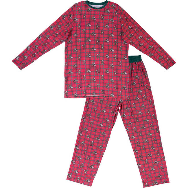 Men's Adult Bamboo Pajamas, Tartan