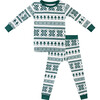 Toddler/Kids Bamboo Pajamas , Fair Isle Forest - Pajamas - 1 - thumbnail