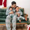 Men's Adult Bamboo Pajamas, Fair Isle Forest - Pajamas - 2