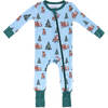 Baby Bamboo Pajamas W/ DreamCuffs®, Rudolph® - Footie Pajamas - 2