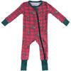Baby Bamboo Pajamas W/ DreamCuffs®, Tartan - Footie Pajamas - 2 - thumbnail