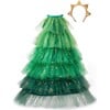 Christmas Tree Dress with Headpiece - Costumes - 1 - thumbnail