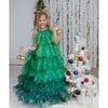 Christmas Tree Dress with Headpiece - Costumes - 2 - thumbnail