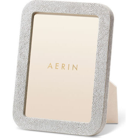 Modern Shagreen Frame, Dove