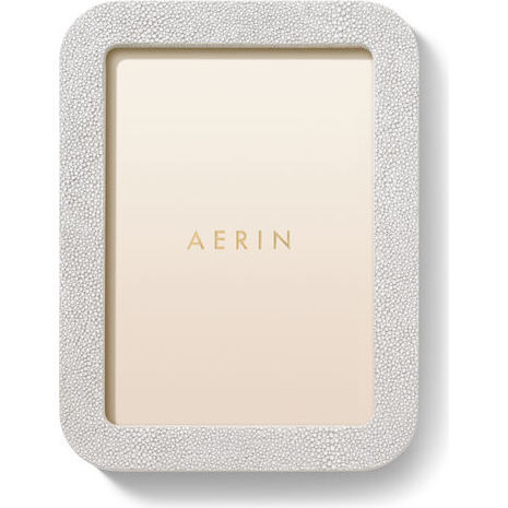 Modern Shagreen Frame, Dove