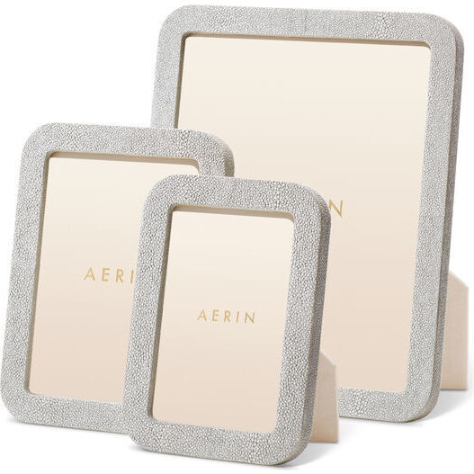 Modern Shagreen Frame, Dove - Frames - 3