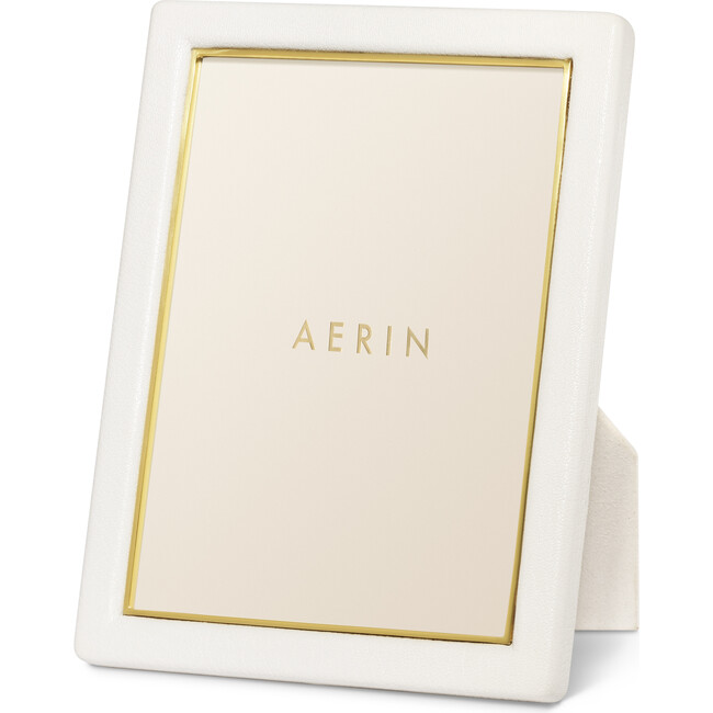 Piero Leather Frame, Shadow White - Frames - 3
