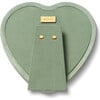 Valentina Suede Heart Frame, Sage - Frames - 4 - thumbnail