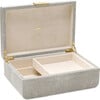Modern Shagreen Large Jewelry Box, Dove - Accents - 3 - thumbnail