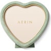 Valentina Suede Heart Frame, Sage - Frames - 5 - thumbnail