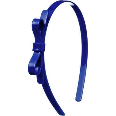 Thin Bow Headband Navy
