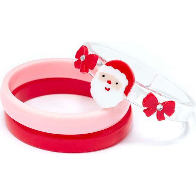 Santa Bows Red Bangles