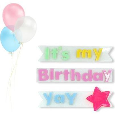 It's My Birthday Hair Clips