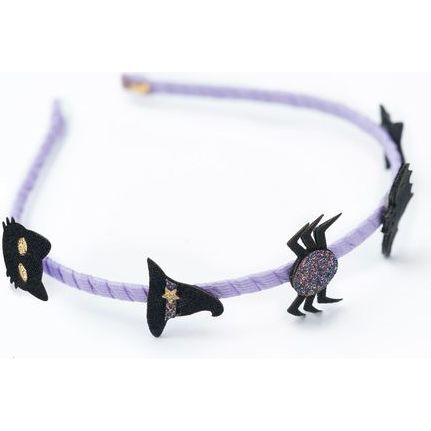 Faux Leather Cat Spider Witch Hat Fabric Leather Headband