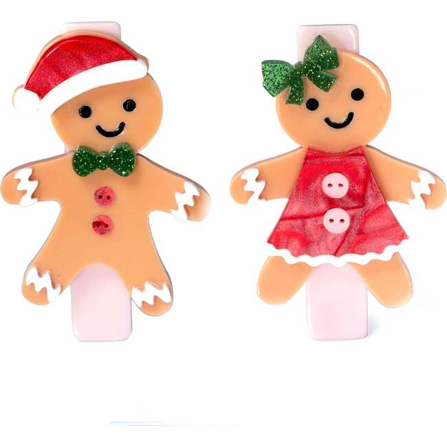 Gingerbread Boy Girl Hair Clip