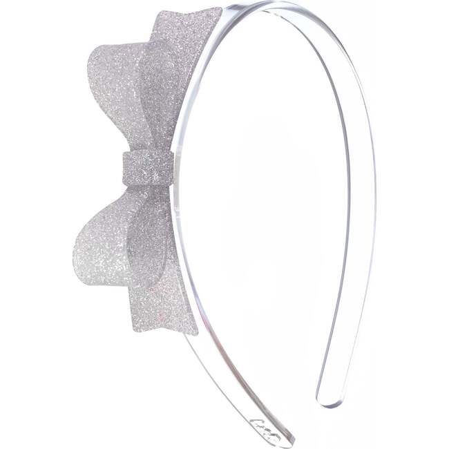 Bow Tie Silver Headband Unit