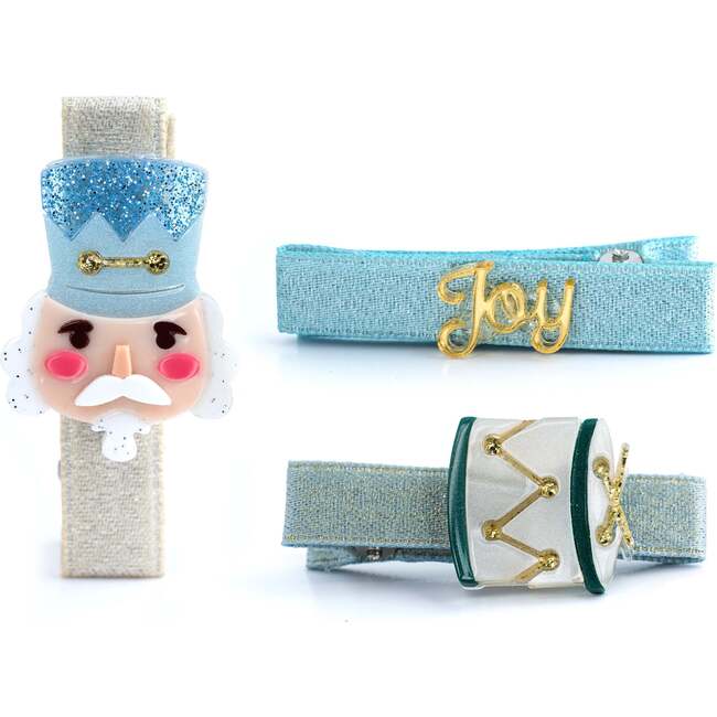 Baby Nutcracker Drum Hair Clips
