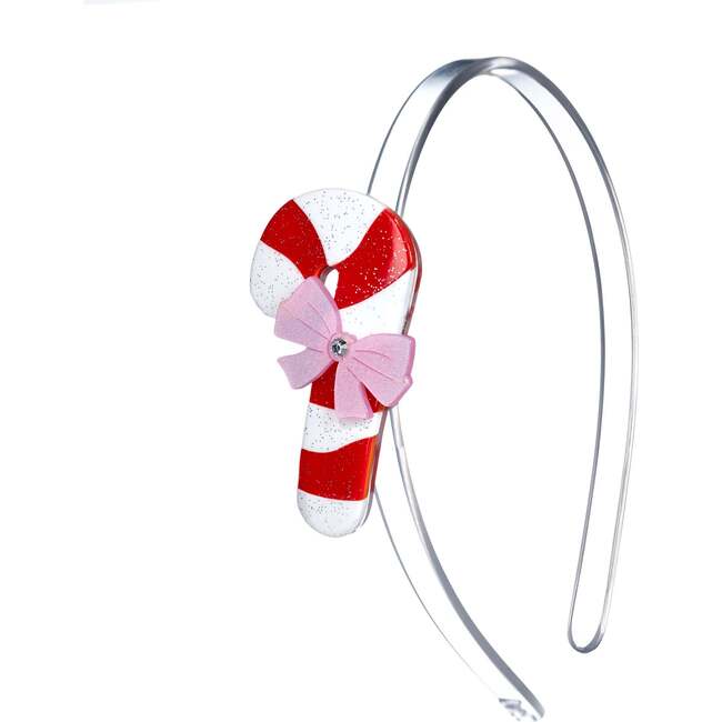 Candy Cane Bow Headband