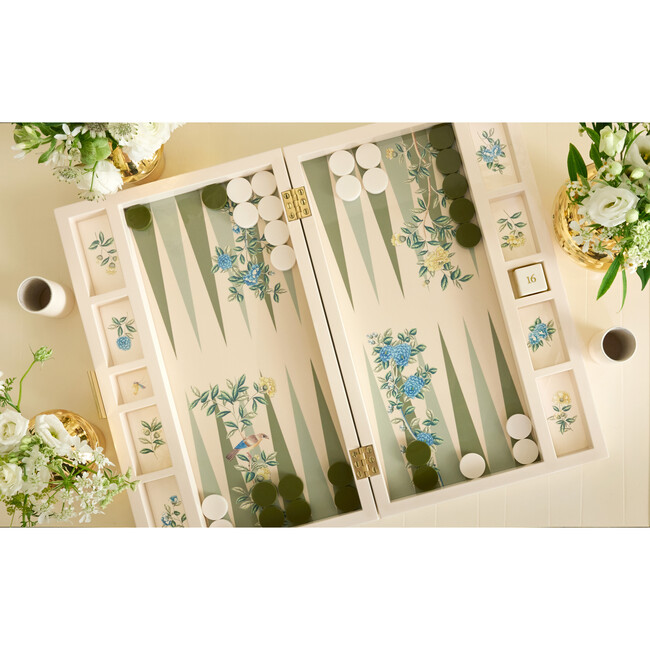 Aerin X Gracie Lacquer Backgammon Set, Heathcote - Accents - 5