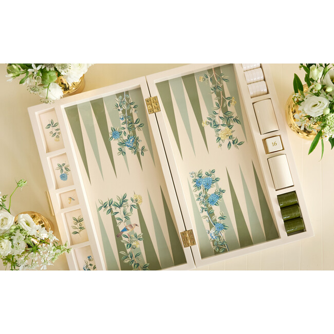 Aerin X Gracie Lacquer Backgammon Set, Heathcote - Accents - 6