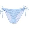 Womens Seaside Gingham Bikini Bottom - Two Pieces - 1 - thumbnail