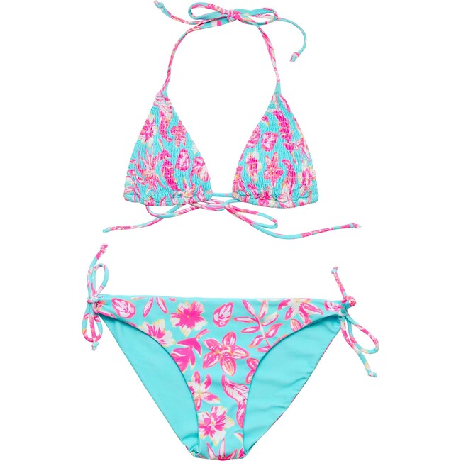 Tropical Glow Teen Recycled Triangle Bikini