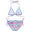Tropical Glow Teen Recycled Triangle Bikini - Two Pieces - 3