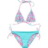Tropical Glow Teen Recycled Triangle Bikini - Two Pieces - 5