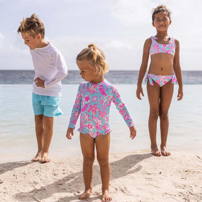 Tropical Glow Recycled Crop Bikini - Two Pieces - 5