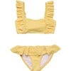 Sunshine Stripe Frilled Bikini - Two Pieces - 1 - thumbnail