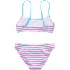 Sorbet Stripe Teen Crop Bikini - Two Pieces - 3